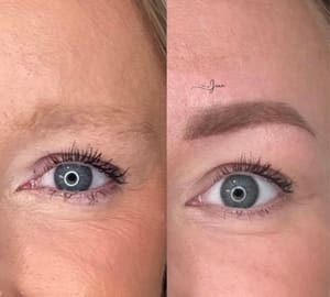 Eyebrow Tattoo result by Permanent Makeup by Jenn, LLC in Ashland, KY
