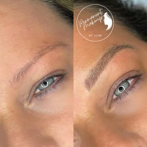 Eyebrow Tattoo result by Permanent Makeup by Jenn, LLC in Ashland, KY