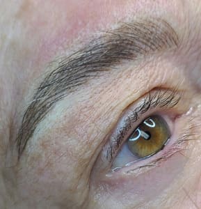 Eyebrow Tattoo result by Permanent Makeup By Julie in Stuart, FL