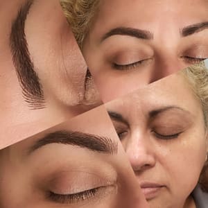 Eyebrow Tattoo result by Permanent Makeup by kassandra in Rialto, CA