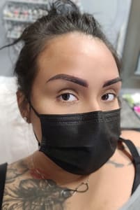 Eyebrow Tattoo result by Permanent Makeup by kassandra in Rialto, CA