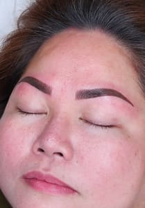 Eyebrow Tattoo result by Permanent Makeup by kassandra in Rialto, CA