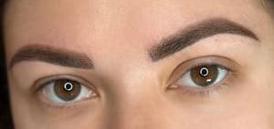 Eyebrow Tattoo result by Permanent Makeup by Kate Baranova in Raleigh, NC