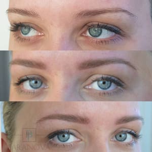 Eyebrow Tattoo result by Permanent Makeup by Kate Baranova in Raleigh, NC