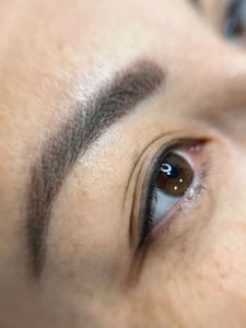 Eyebrow Tattoo result by Permanent Makeup by Kate Baranova in Raleigh, NC