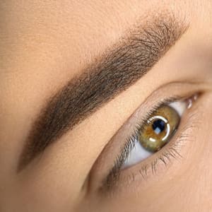 Eyebrow Tattoo result by Permanent Makeup by KATHRIN YAKHNO Professional Beauty Arts & School in Encino, CA