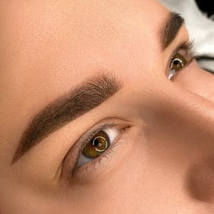 Eyebrow Tattoo result by Permanent Makeup by KATHRIN YAKHNO Professional Beauty Arts & School in Encino, CA