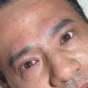 Eyebrow Tattoo result by Permanent makeup by Kim Ombré and Microblading eyebrows skin care treatments Lips eyeliner Lashes Palm Desert CA in Palm Desert, CA
