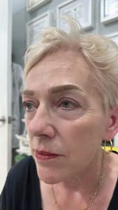 Eyebrow Tattoo result by Permanent makeup by Kim Ombré and Microblading eyebrows skin care treatments Lips eyeliner Lashes Palm Desert CA in Palm Desert, CA