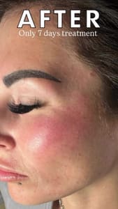 Eyebrow Tattoo result by Permanent makeup by Kim Ombré and Microblading eyebrows skin care treatments Lips eyeliner Lashes Palm Desert CA in Palm Desert, CA