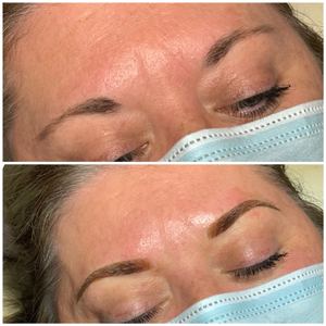 Eyebrow Tattoo result by Permanent Makeup by Laura Da Silva in Louisville, KY