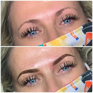 Eyebrow Tattoo result by Permanent Makeup by Laura Da Silva in Louisville, KY