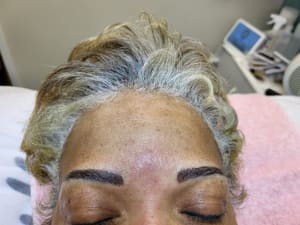 Eyebrow Tattoo result by Permanent Makeup by Lynda in Newark, DE
