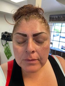 Eyebrow Tattoo result by Permanent makeup by Mark Nealey in Paso Robles, CA