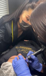 Eyebrow Tattoo result by Permanent Makeup by Nargiza in Carmichael, CA