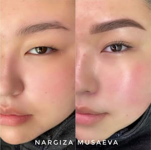 Eyebrow Tattoo result by Permanent Makeup by Nargiza in Carmichael, CA