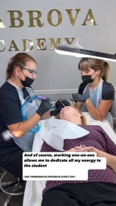 Eyebrow Tattoo result by Permanent makeup by Natalia Chabrova Studio and Academy in Marietta, GA