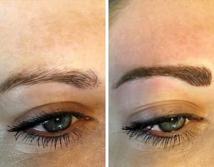 Eyebrow Tattoo result by Permanent Makeup By Pam Snyder in Snyder, TX