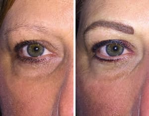 Eyebrow Tattoo result by Permanent Makeup By Pam Snyder in Snyder, TX