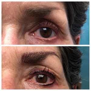Eyebrow Tattoo result by Permanent Makeup By Pam Snyder in Snyder, TX