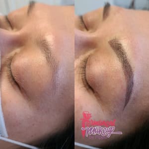 Eyebrow Tattoo result by Permanent Makeup by Pippa in Bossier City, LA