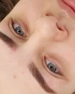 Eyebrow Tattoo result by Permanent Makeup by Professionals in Tempe, AZ