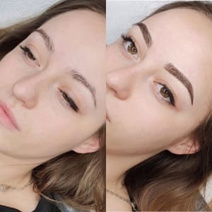 Eyebrow Tattoo result by Permanent Makeup by Professionals in Tempe, AZ