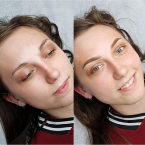 Eyebrow Tattoo result by Permanent Makeup by Professionals in Tempe, AZ