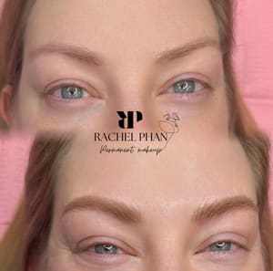 Eyebrow Tattoo result by Permanent Makeup by Rachel Phan in Henderson, NV