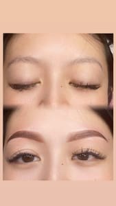 Eyebrow Tattoo result by Permanent Makeup by Rachel Phan in Henderson, NV