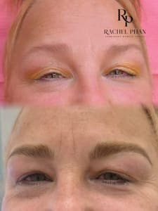 Eyebrow Tattoo result by Permanent Makeup by Rachel Phan in Henderson, NV