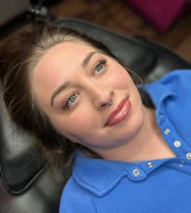 Eyebrow Tattoo result by Permanent Makeup by Sara Cain in Brandenburg, KY