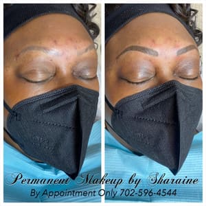 Eyebrow Tattoo result by Permanent Makeup by Sharaine in Henderson, NV