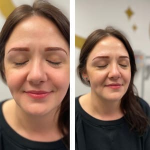 Eyebrow Tattoo result by Permanent Makeup by Summer in Sacramento, CA