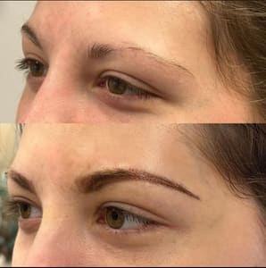 Eyebrow Tattoo result by Permanent Makeup by Summer in Sacramento, CA