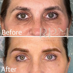 Eyebrow Tattoo result by Permanent Makeup by Vanessa in Rancho Mirage, CA