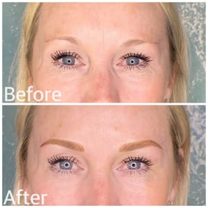 Eyebrow Tattoo result by Permanent Makeup by Vanessa in Rancho Mirage, CA