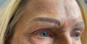 Eyebrow Tattoo result by Permanent makeup, Facial treament, Micro Blending Lashes & Elite Nails in Bentonville, AR