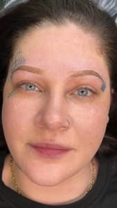Eyebrow Tattoo result by Permanent Makeup in Fresno, CA