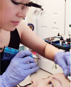 Eyebrow Tattoo result by Permanent makeup Lan in St Augustine, FL