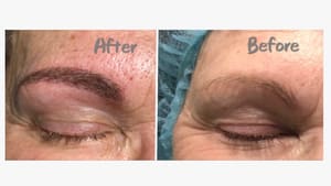 Eyebrow Tattoo result by Permanent makeup Lan in St Augustine, FL