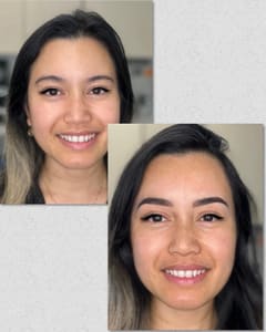 Eyebrow Tattoo result by Permanent Makeup Plus Cosmetology School in Walnut Creek, CA