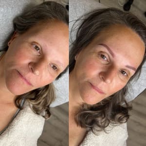 Eyebrow Tattoo result by Permanent Makeup Studio by Laura Valtere in Key West, FL