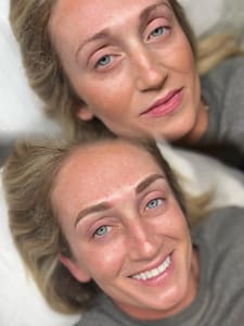 Eyebrow Tattoo result by Permanent Makeup Studio by Laura Valtere in Key West, FL