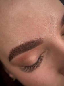 Eyebrow Tattoo result by Permanent makeup Studio in Pikesville, MD