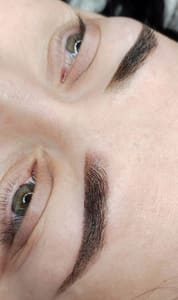 Eyebrow Tattoo result by Permanent makeup Studio in Pikesville, MD