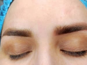 Eyebrow Tattoo result by Permanent makeup Studio in Pikesville, MD