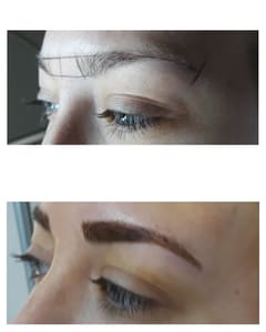 Eyebrow Tattoo result by Permanent Makeup & Wax by Mena in Savannah, GA