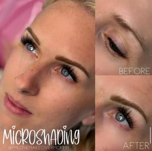 Eyebrow Tattoo result by Permanent Makeup with The Makeover Mommy, Folsom, CA. (by Porsche Ray) in Folsom, CA