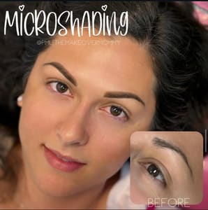 Eyebrow Tattoo result by Permanent Makeup with The Makeover Mommy, Folsom, CA. (by Porsche Ray) in Folsom, CA